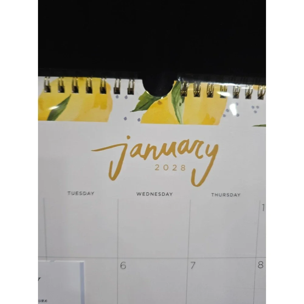 Kelly Ventura Blue Sky Monthly Calendar 2028
